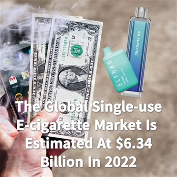 Globalno tržište e-cigareta za jednokratnu upotrebu procjenjuje se na 6,34 mi...