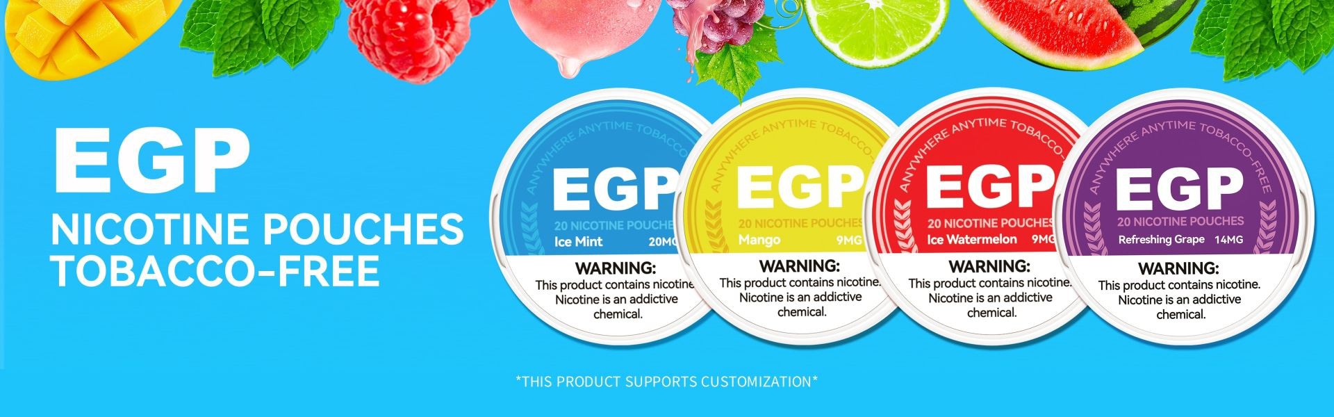 NICOTINE POUCHES TOBACCO-FREE